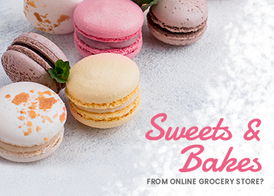 Why should you try sweets and bakes from an online grocery store?